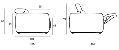 Tecnico sofa rinconera cielo